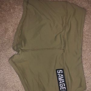 Savage booty shorts (s)